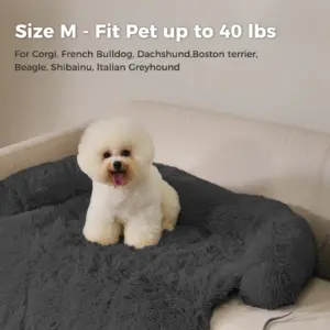 Fluffy Dog Bed Mat Dog Cat Sofa Winter Warm Pet coperta Sleeping Bed for Dog Portable Dog House lavabile Pet Kennel Puppy Pad 2