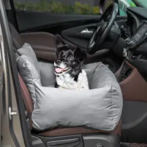 Cuscino per auto PawHut per cani, borsa per il trasporto di animali e gatti, imbottito in cotone PP, fondo spesso, sicuro e confortevole. 2