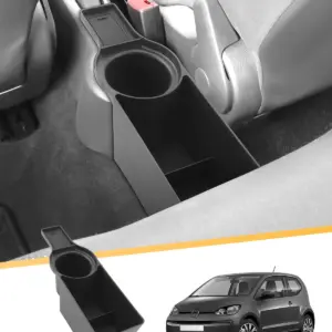 LFOTPP Auto posteriore Cup Holder Box di stoccaggio per VW Up / Seat Mii / Skoda Citigo 2013-2021 Auto Interior VW Up Accessori 1