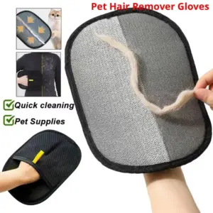 Rimozione peli di animali domestici Vestiti lavabili portatili Guanti per depilazione Prodotti per la pulizia degli animali Accessori per animali domestici per capelli lunghi/corti/ricci 1