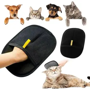 Rimozione peli di animali domestici Vestiti lavabili portatili Guanti per depilazione Prodotti per la pulizia degli animali Accessori per animali domestici per capelli lunghi/corti/ricci 2