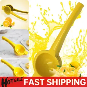 Spremiagrumi manuale per la casa Spremiagrumi Robusto spremiagrumi per frutta arancione pressato a mano Utensile da cucina pratico portatile in lega di alluminio 1