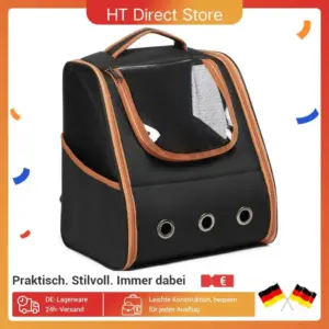 Zaino Kono Pet-traspirante con finestra in rete-portatile per cani e gatti-borsa da trasporto fino a 5,9 kg 1