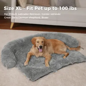 Fluffy Dog Bed Mat Dog Cat Sofa Winter Warm Pet coperta Sleeping Bed for Dog Portable Dog House lavabile Pet Kennel Puppy Pad 1